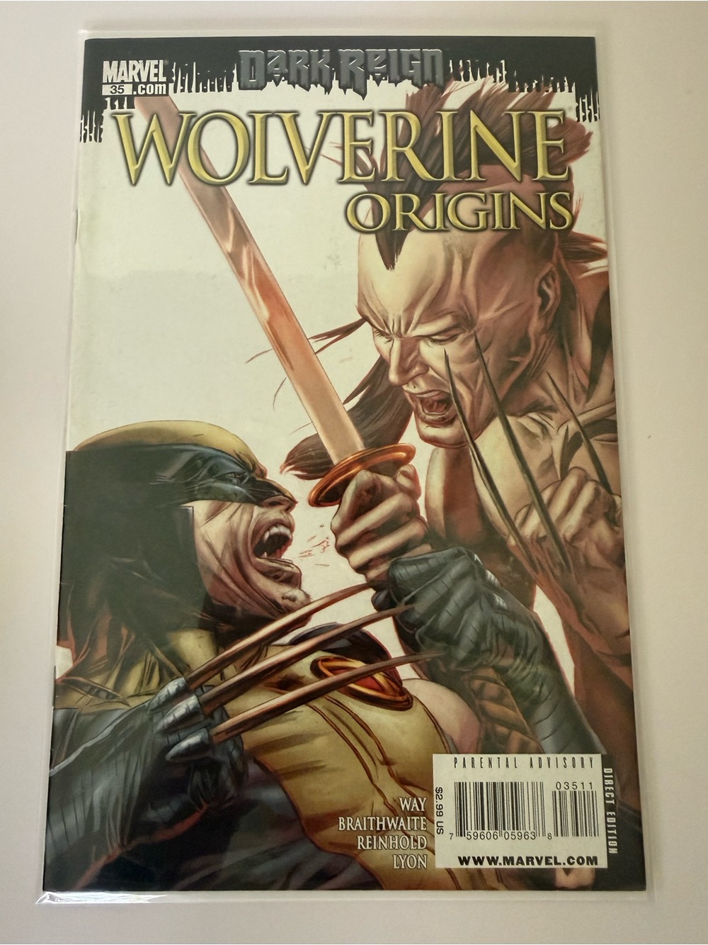 MARVEL Wolverine Origins Comic Book 35 Dark Reign